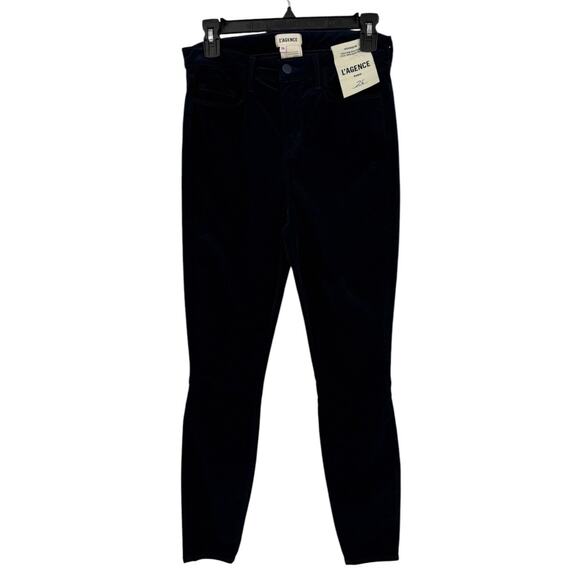 L'Agence Jeans Monique Ultra High skinny velvet blue size 26 - Picture 1 of 5